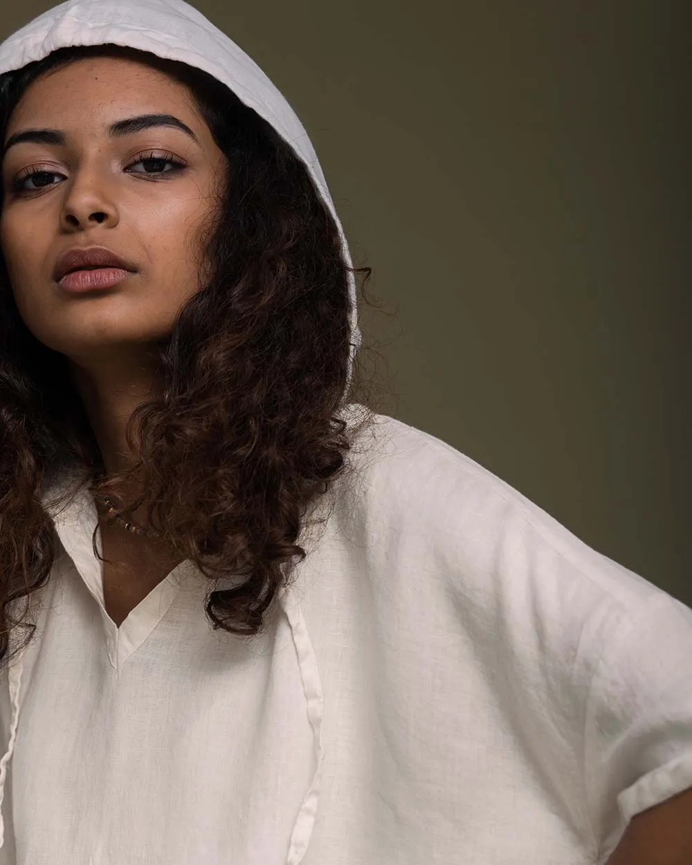 The Hemp Hoodie - Shell Off White