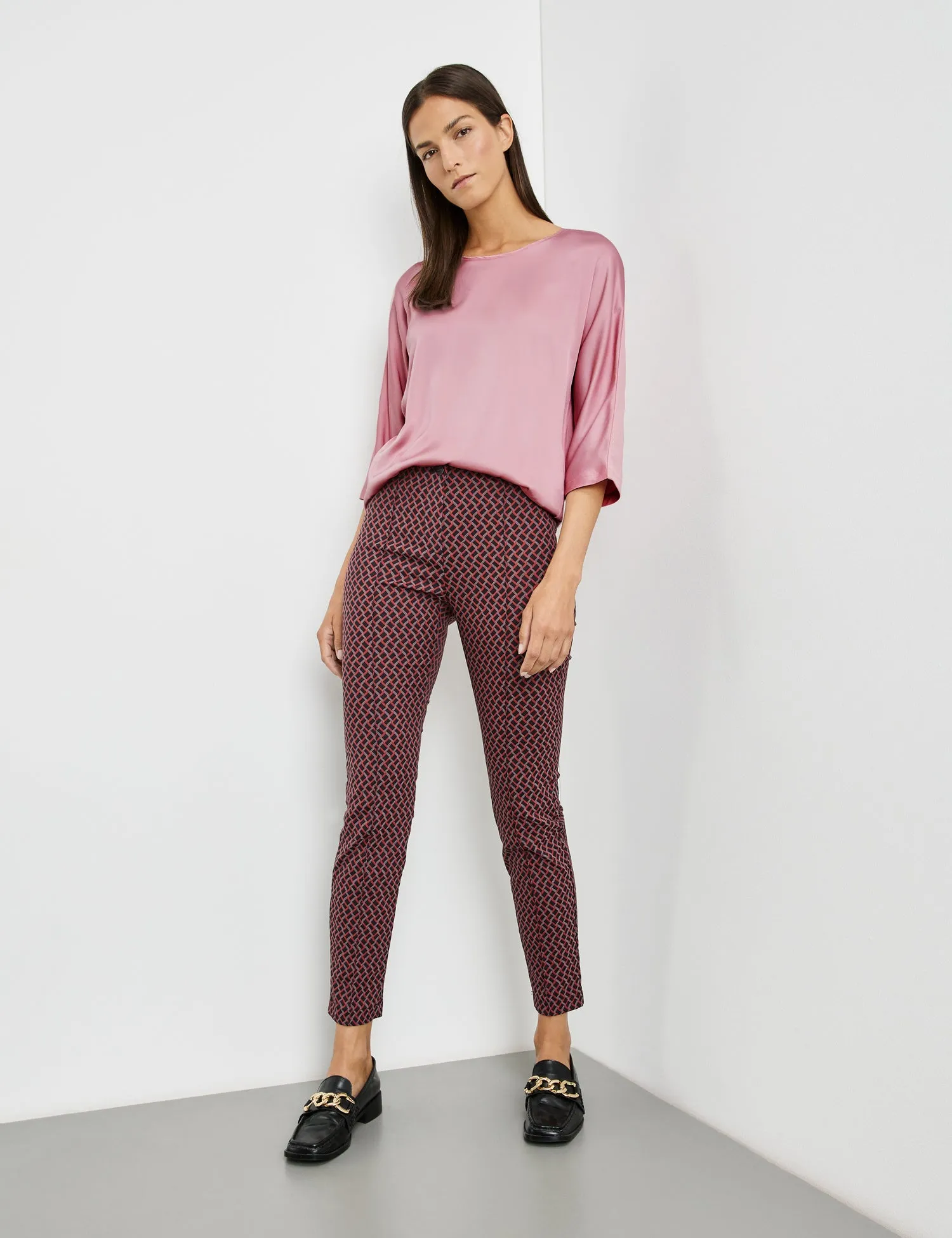 Top with Silky Front