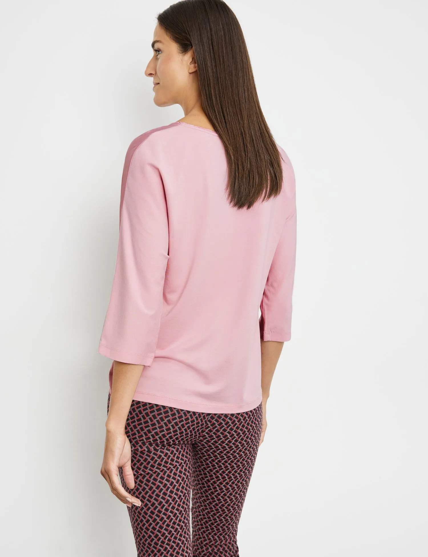 Top with Silky Front