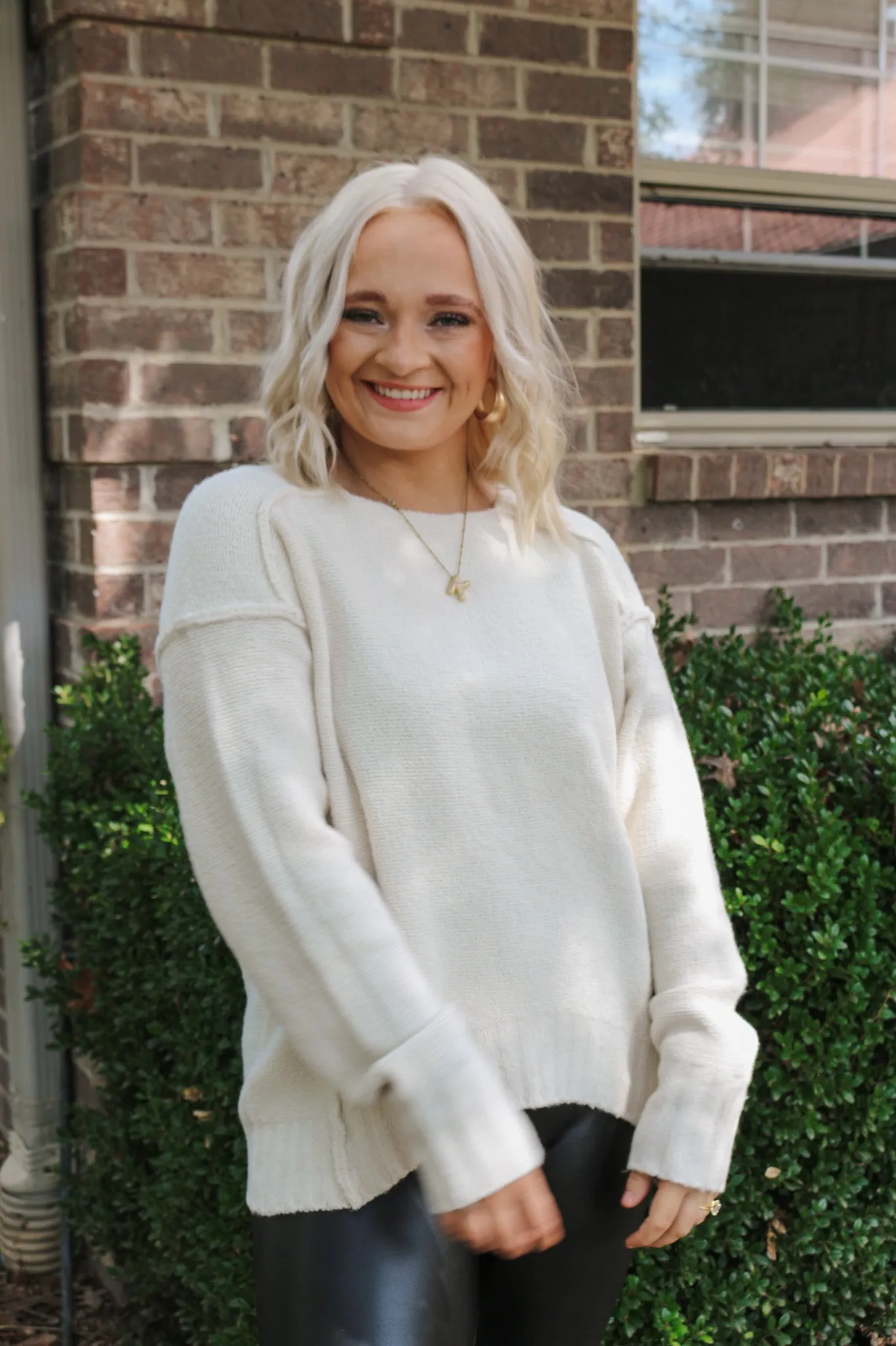 Unique Love Knit Sweater -2 Colors