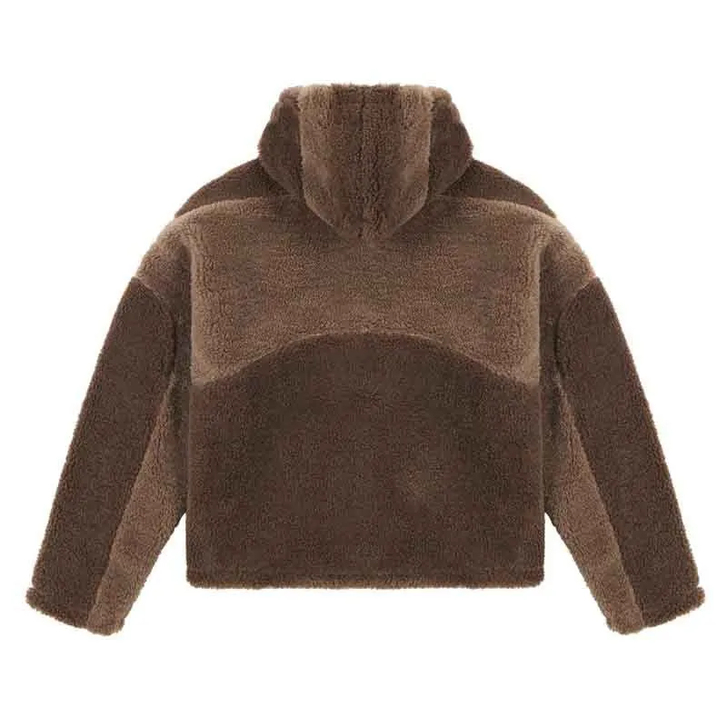 Wenkouban winter outfits men Men's and Women's Black Friday Cyber Monday Christmas Autumn and Winter Fashion Warm Lambswool Personalized Casual Cardigan Zipper Jacket