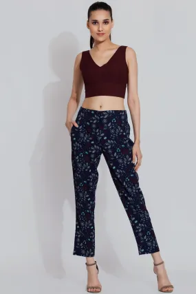 Wine Crop Top