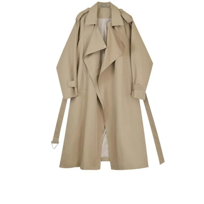 Wjczt Spring and Autumn Windbreaker Women's British Temperament New Explosions Joker Little Coat Coat Designer Women Clothes